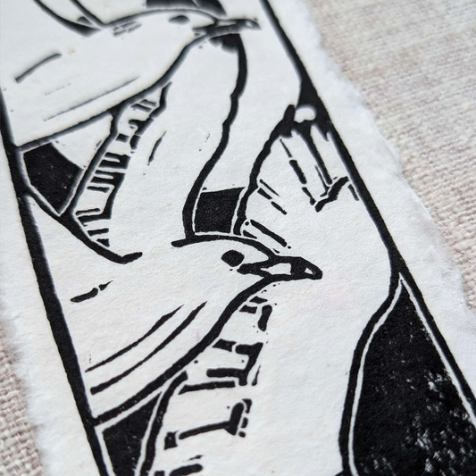 Handmade Gull Flock Print