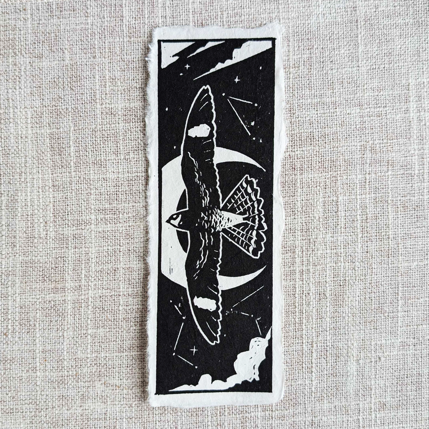 Handmade Nighthawk Print