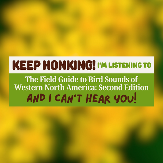 Keep Honking! West Bumper Sticker