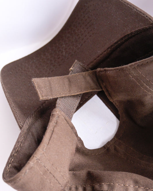 Upcycled Dad Hat: Brown Beetle