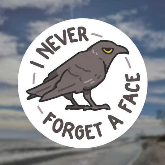 Never Forget a Face Sticker