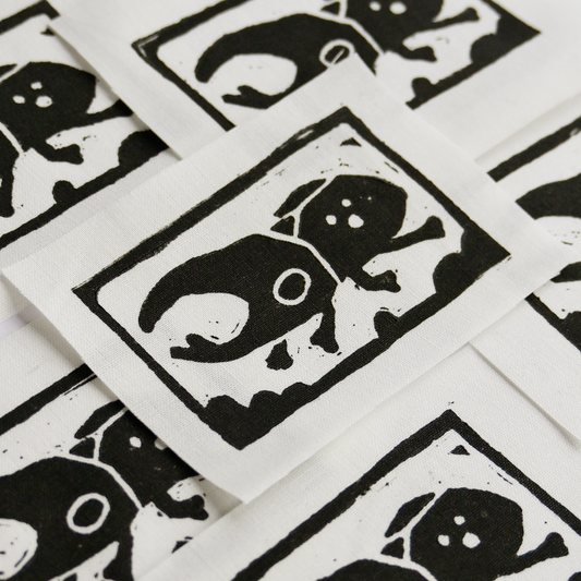 Beetle Blockprint Patch