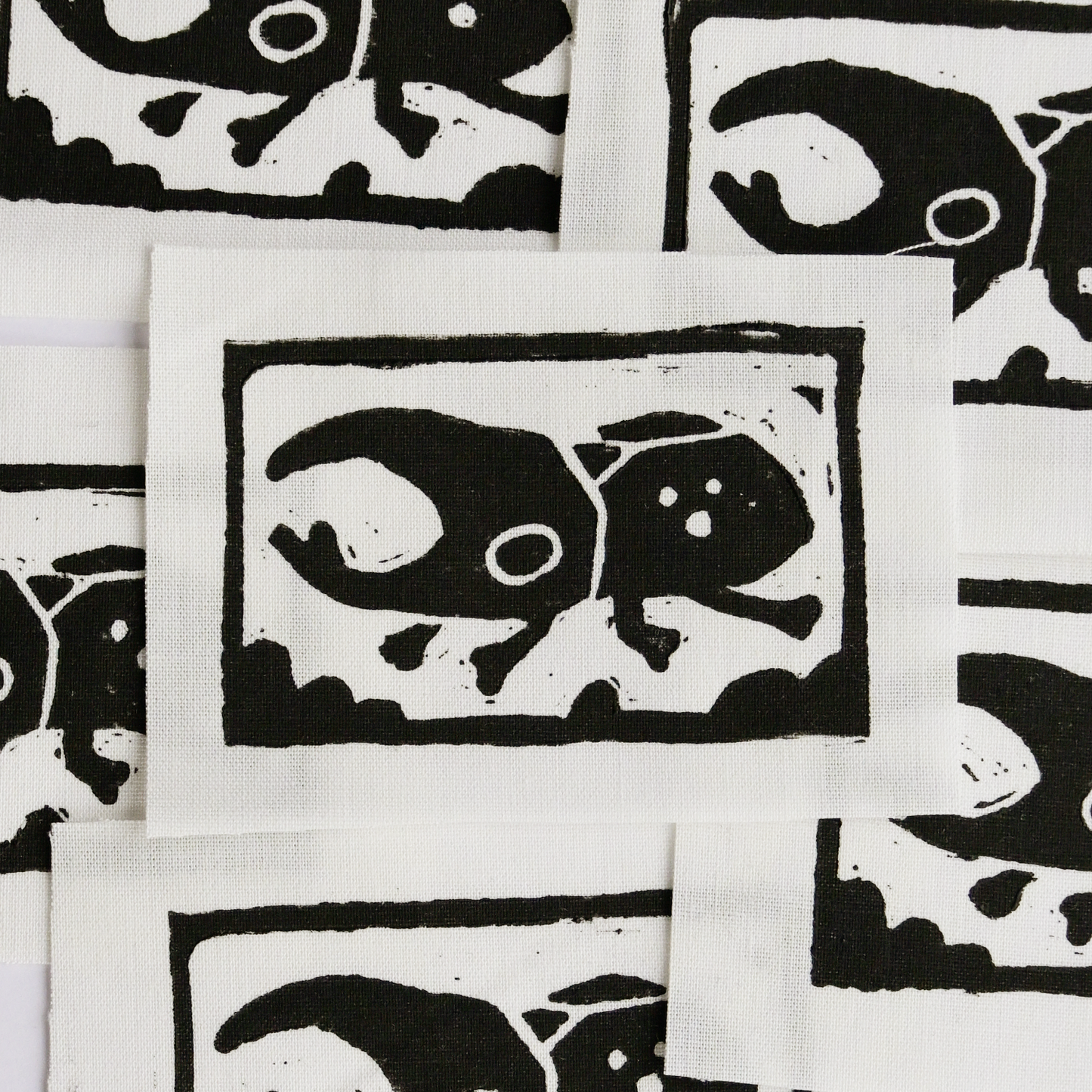 Beetle Blockprint Patch