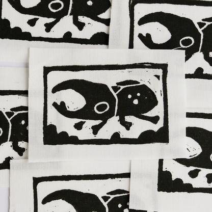 Beetle Blockprint Patch