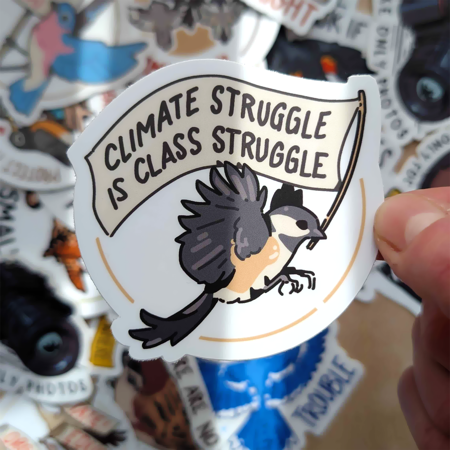 Climate Struggle Sticker