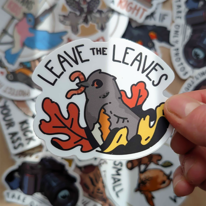 Leave the Leaves Sticker