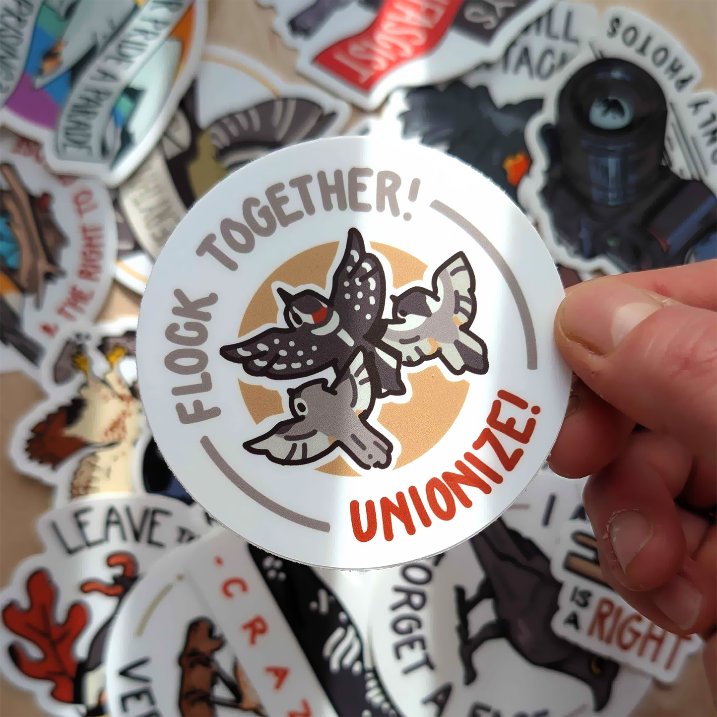 Unionize! Sticker