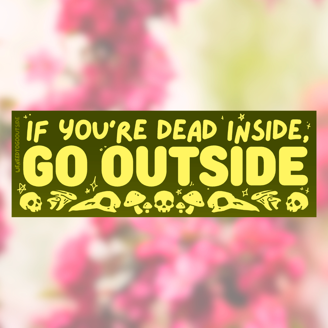 Dead Inside Bumper Sticker