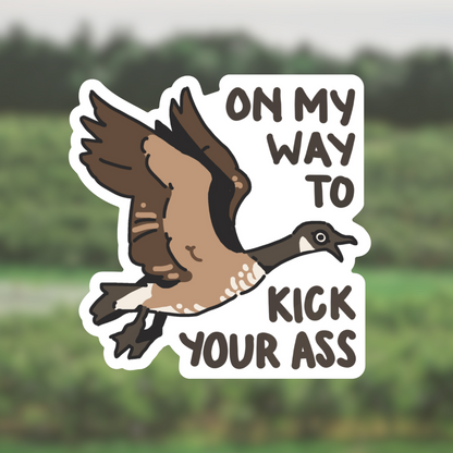 Kick Your Ass Sticker